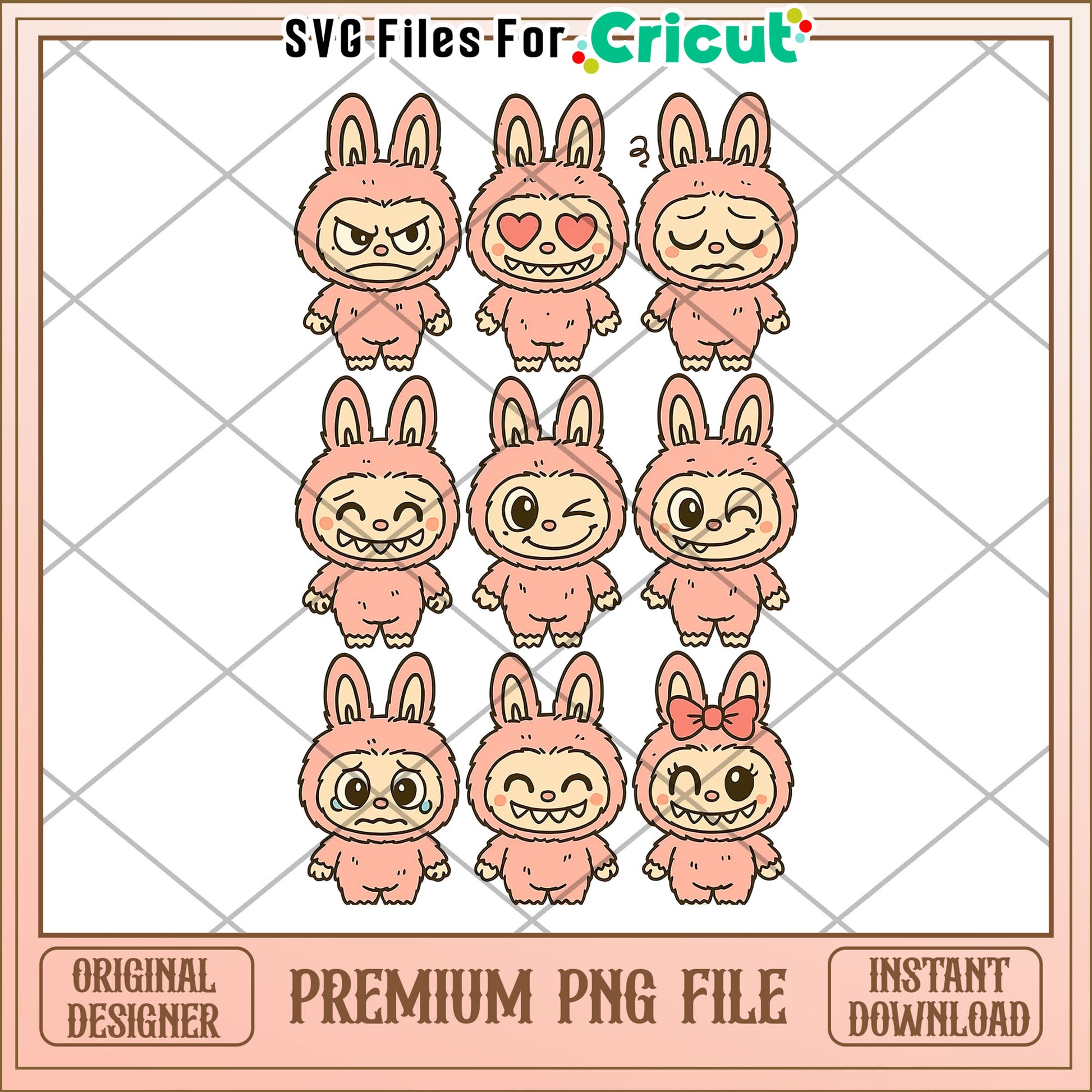 Cute emotions of labubu png, labubu clothes​ png, labubu price​ png