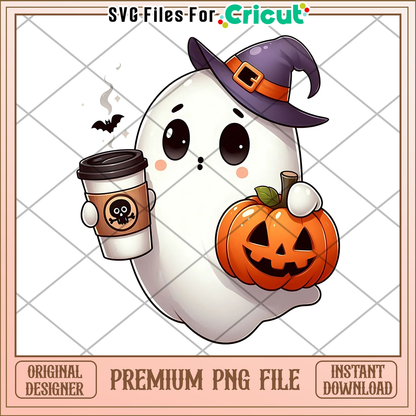 Cute ghoul design png, halloween characters png, cute halloween design png