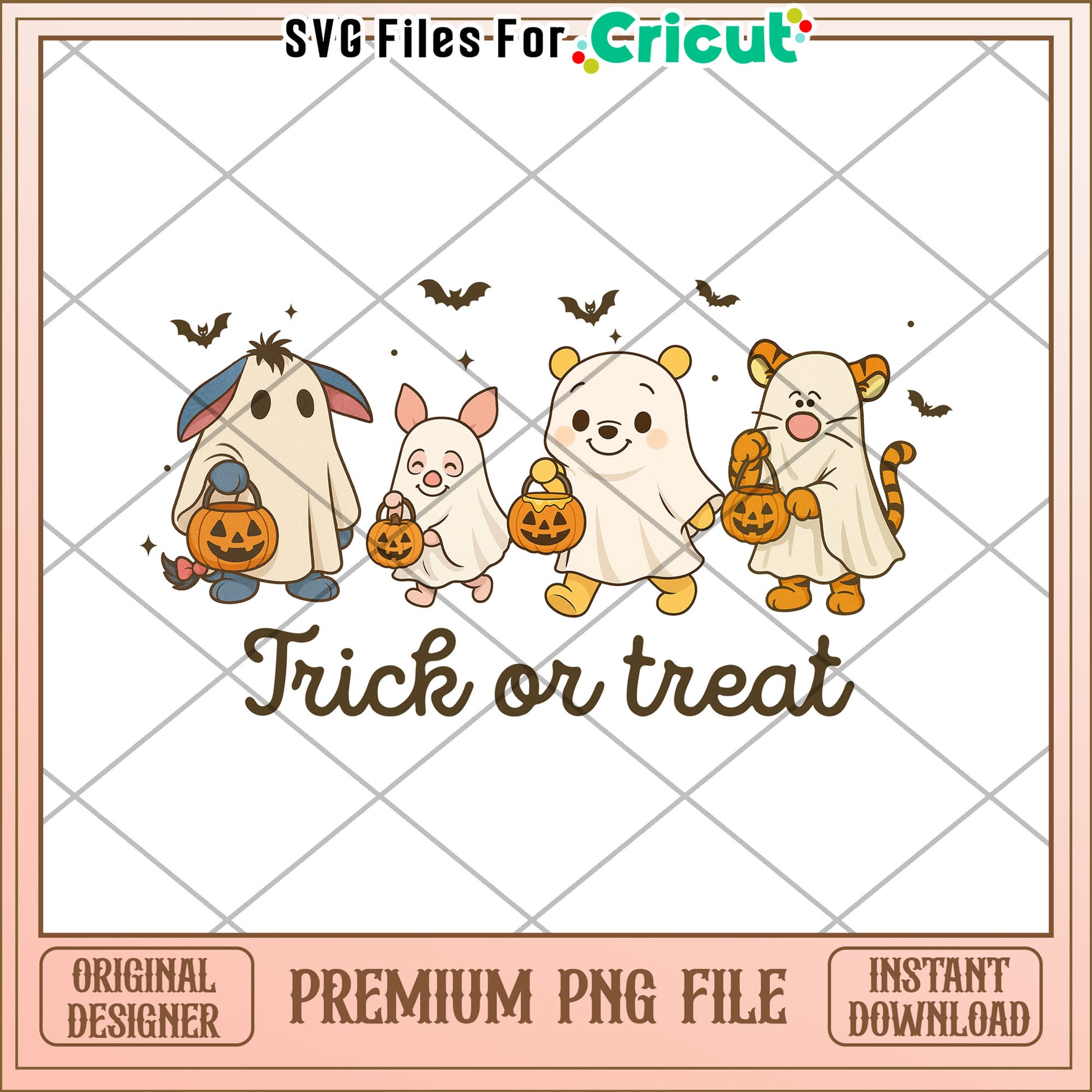 Cute ghoul trick or treat png, halloween candy png, halloween decor png