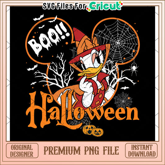 Cute girl daisy png, halloween decorations png, spooky fall png