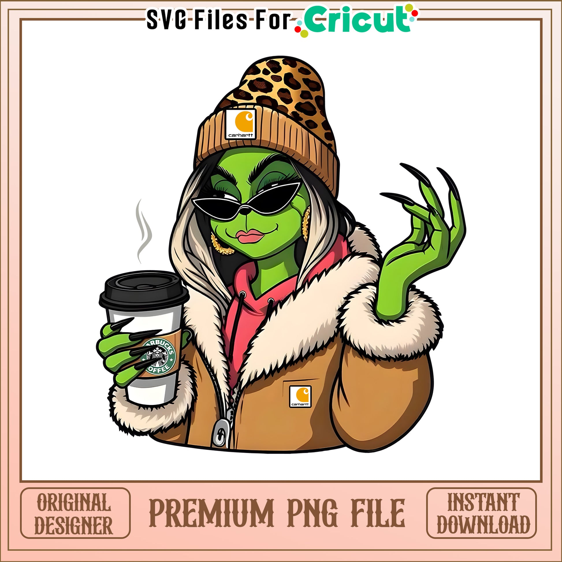 Cute grinch girl boujee png, is the grinch on disney+ png