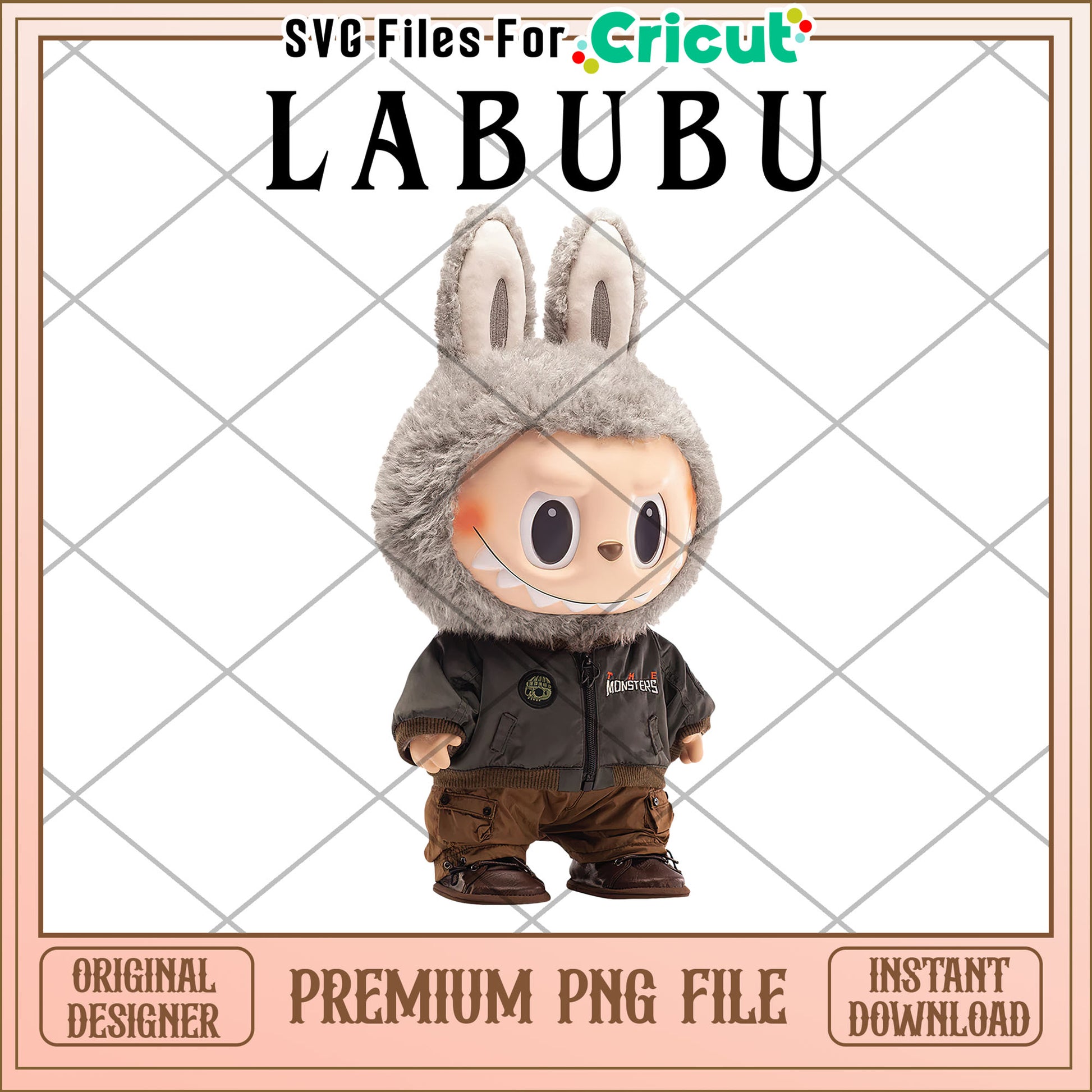 Cute labubu baby dolls png design, cute labubu png, labubu dolls png