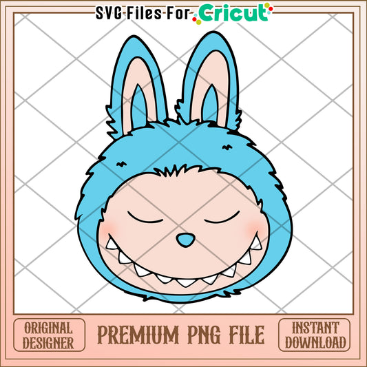 Cute labubu sleeping png, labubu png, have a seat labubu​ png