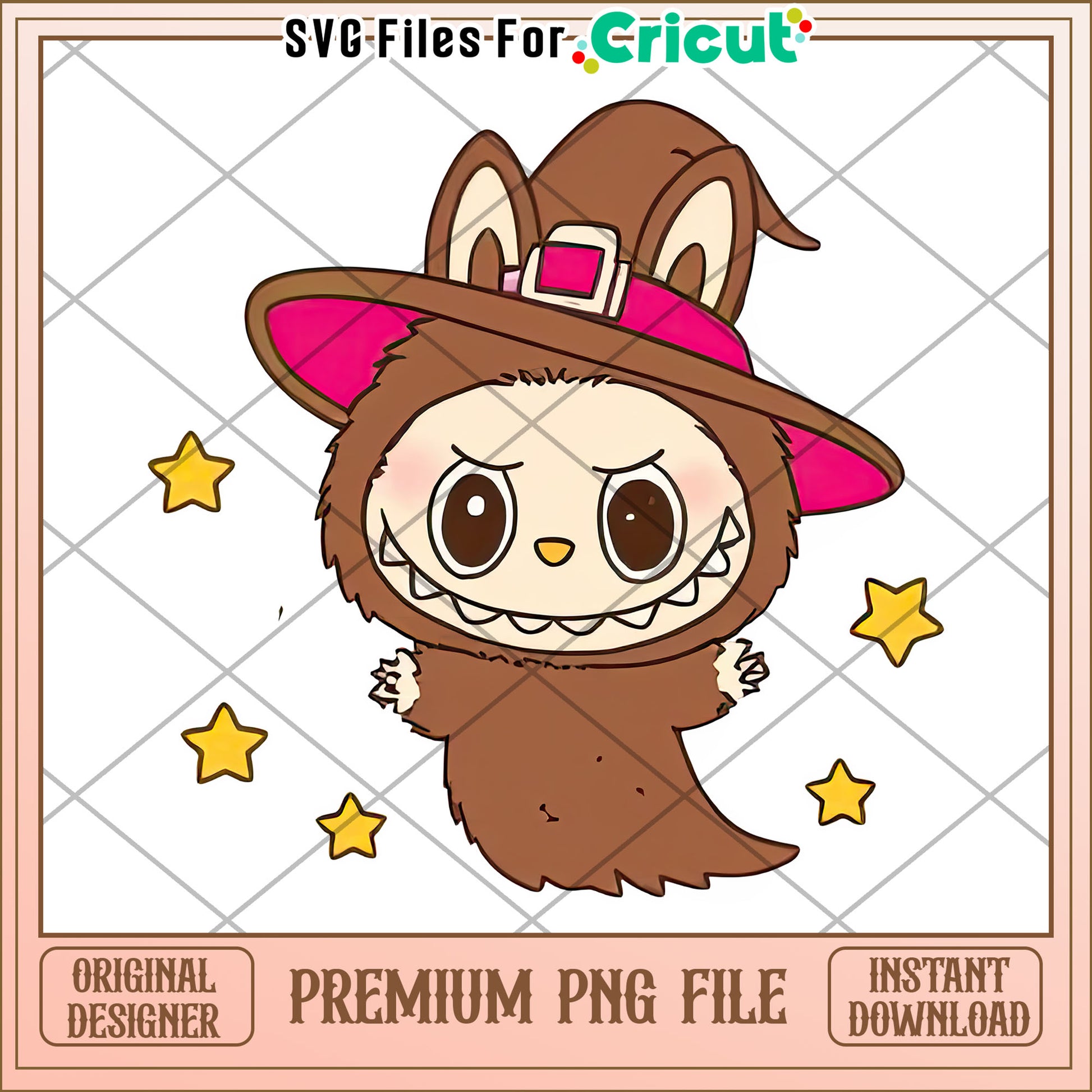 Cute labubu witch png, labubu halloween​ png, pop mart labubu dolls​​ png