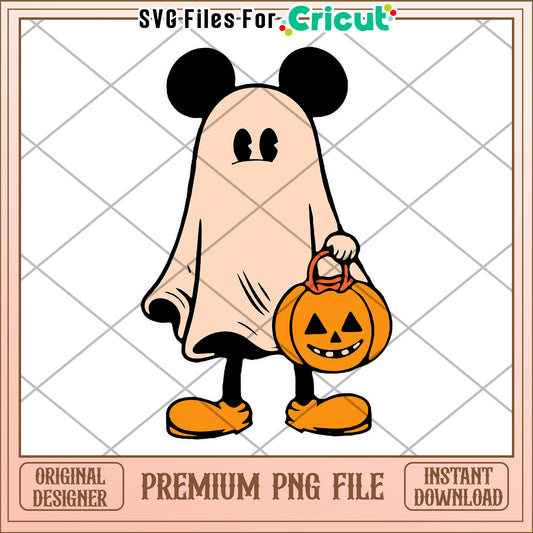 Cute mickey ghoul png, halloween horror nights png, autumn png