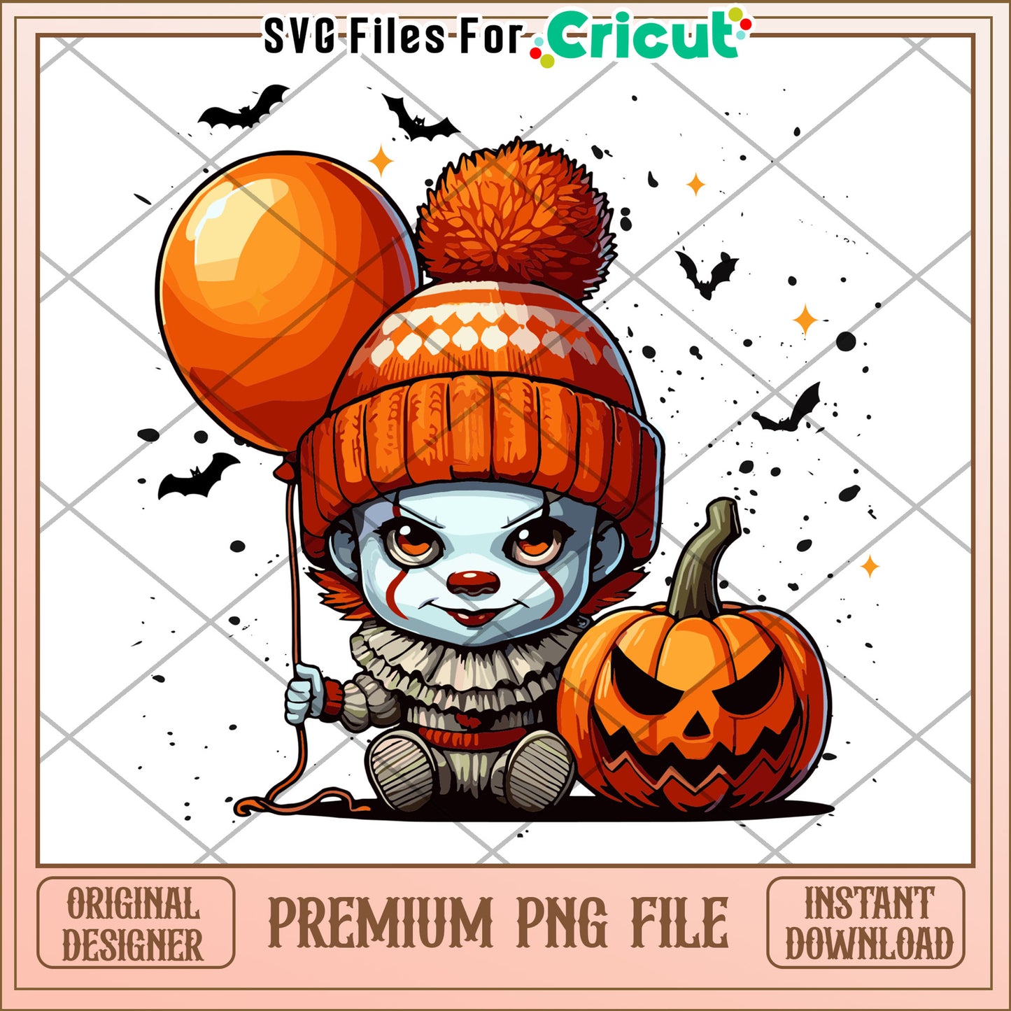 Cute pennywise png, spirit halloween​ png, halloween movies​ png