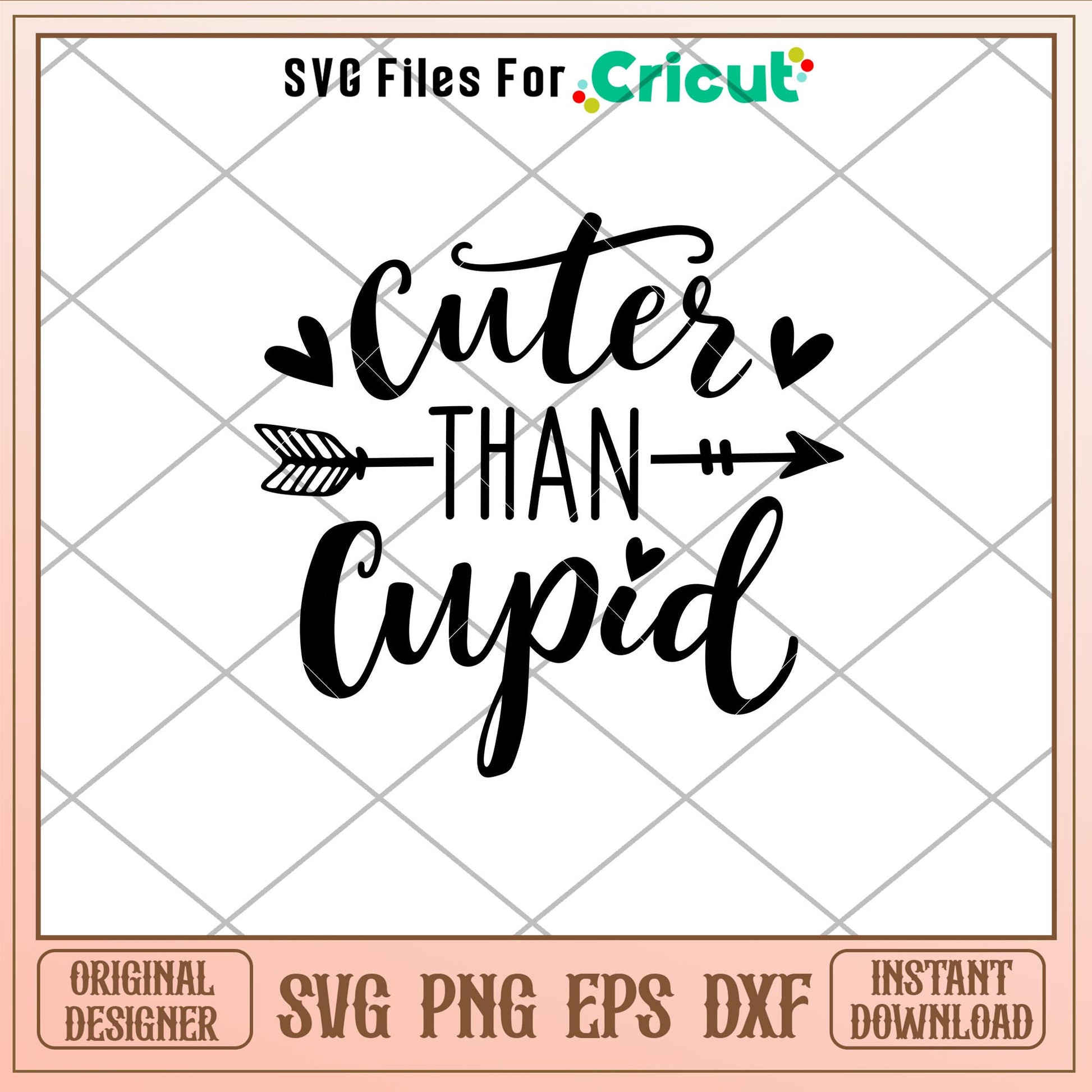 Cuter Than Cupid, Cuter Than Cupid Svg