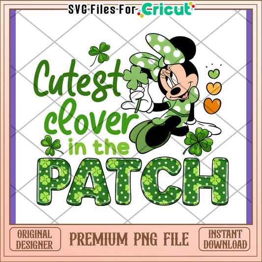 Cutest Clover in the Patch PNG Design Download