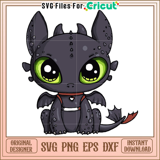 Cute toothless svg, how to train your dragon movie svg, cute dragons svg