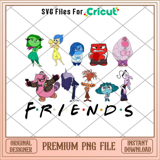 Friends Inside out 2 png