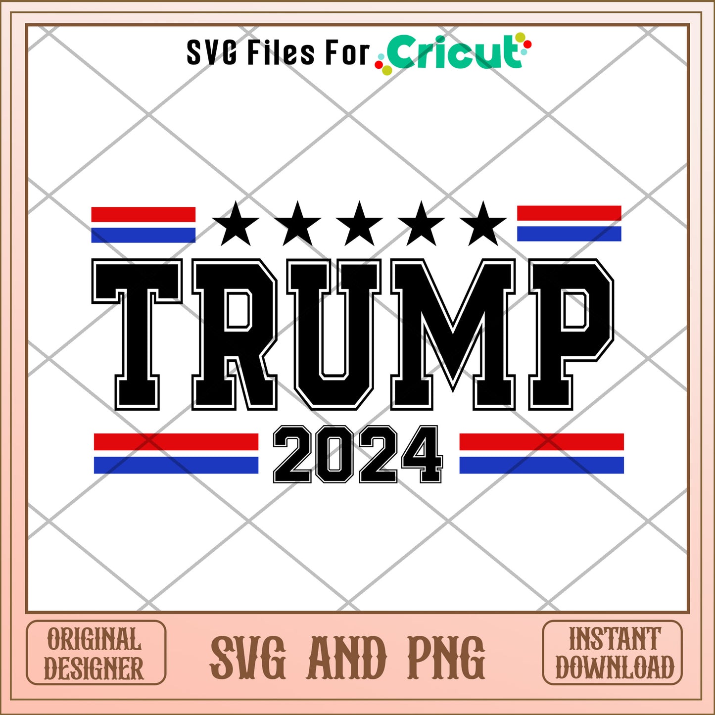 Donald trump 2024 SVG instant download