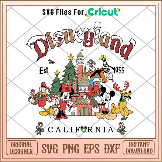 Mickey Disneyland est 1955 SVG