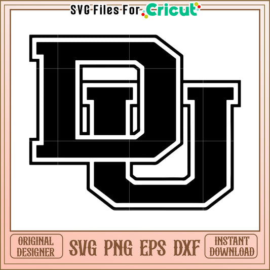 DJ Monogram SVG Design for Cricut, Perfect for Custom Projects and Crafts