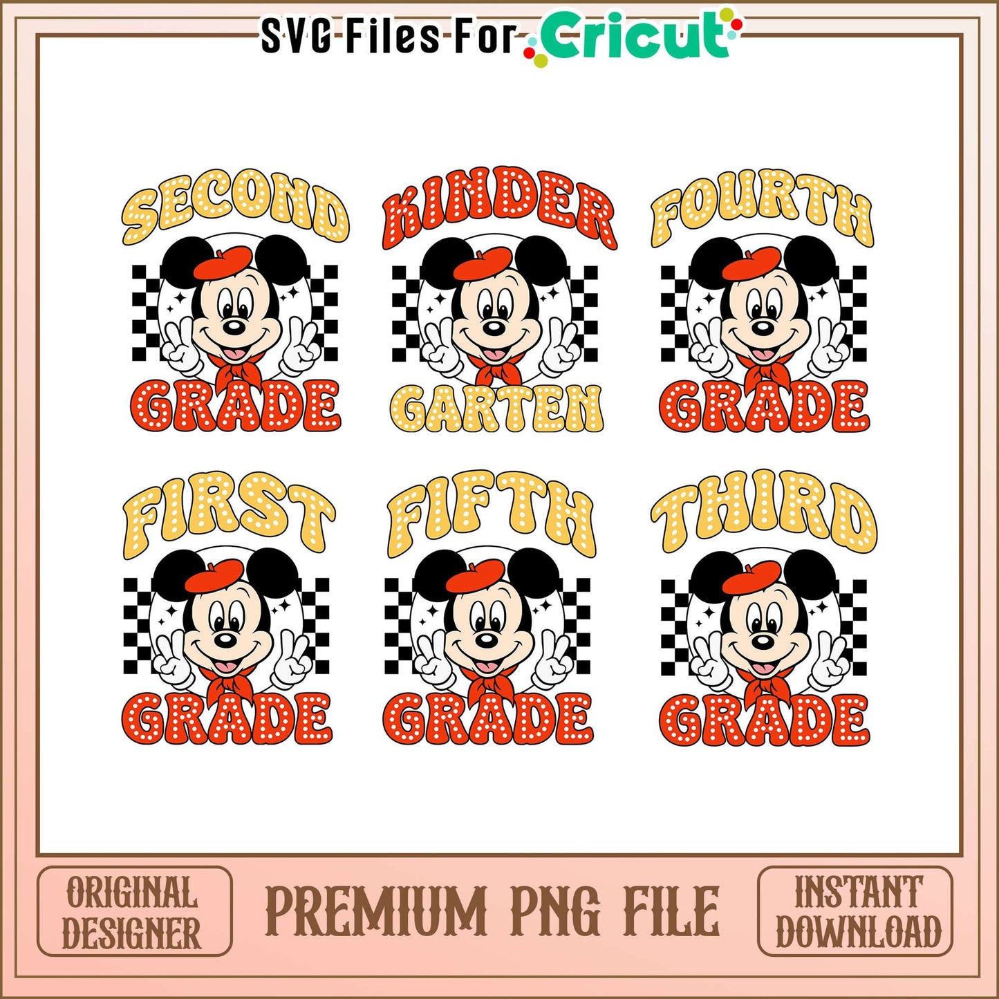 Mickey mouse grade school bundle png, mickey mouse png, disney png