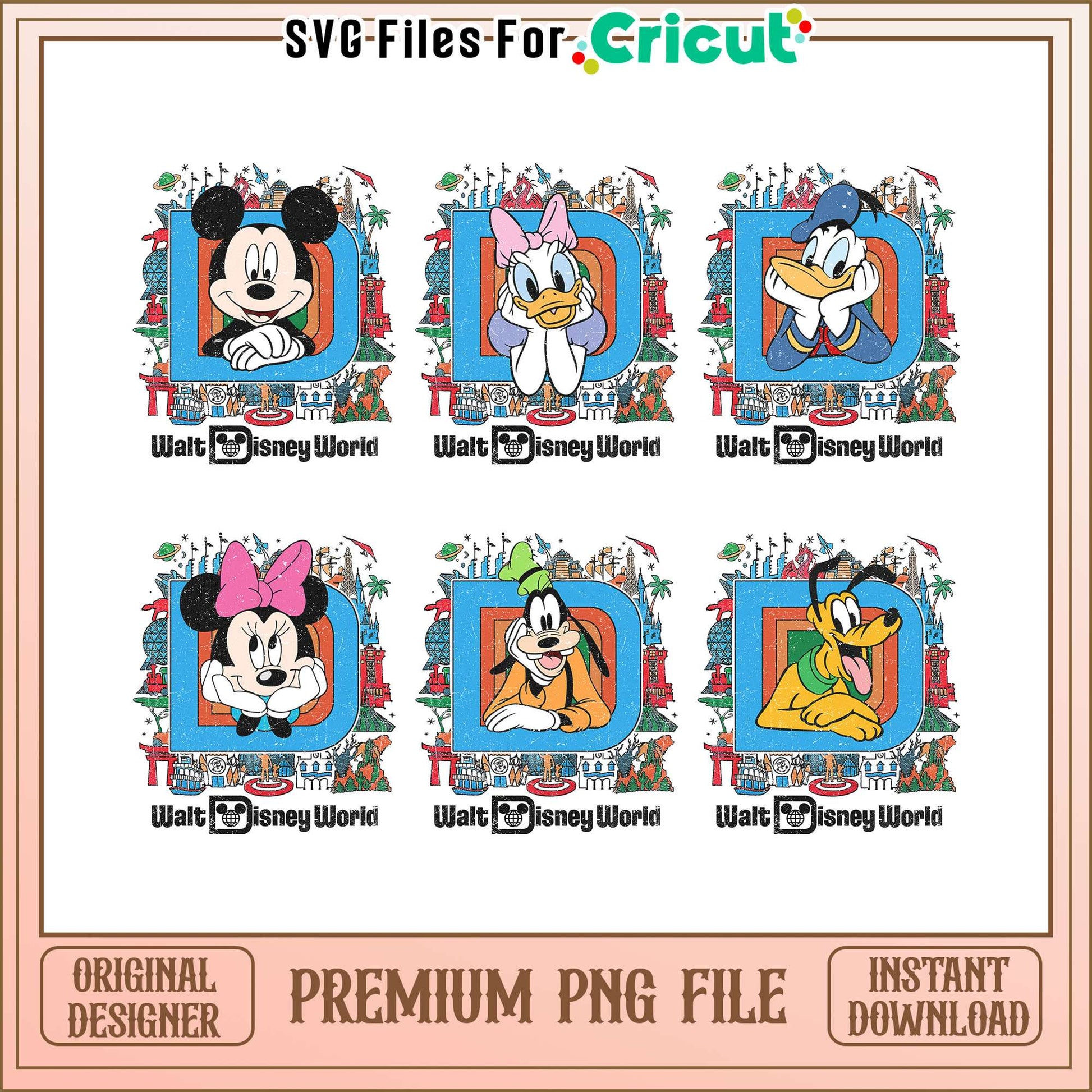 mickey friends walt disney world bundle png, disney mickey cartoon​ png