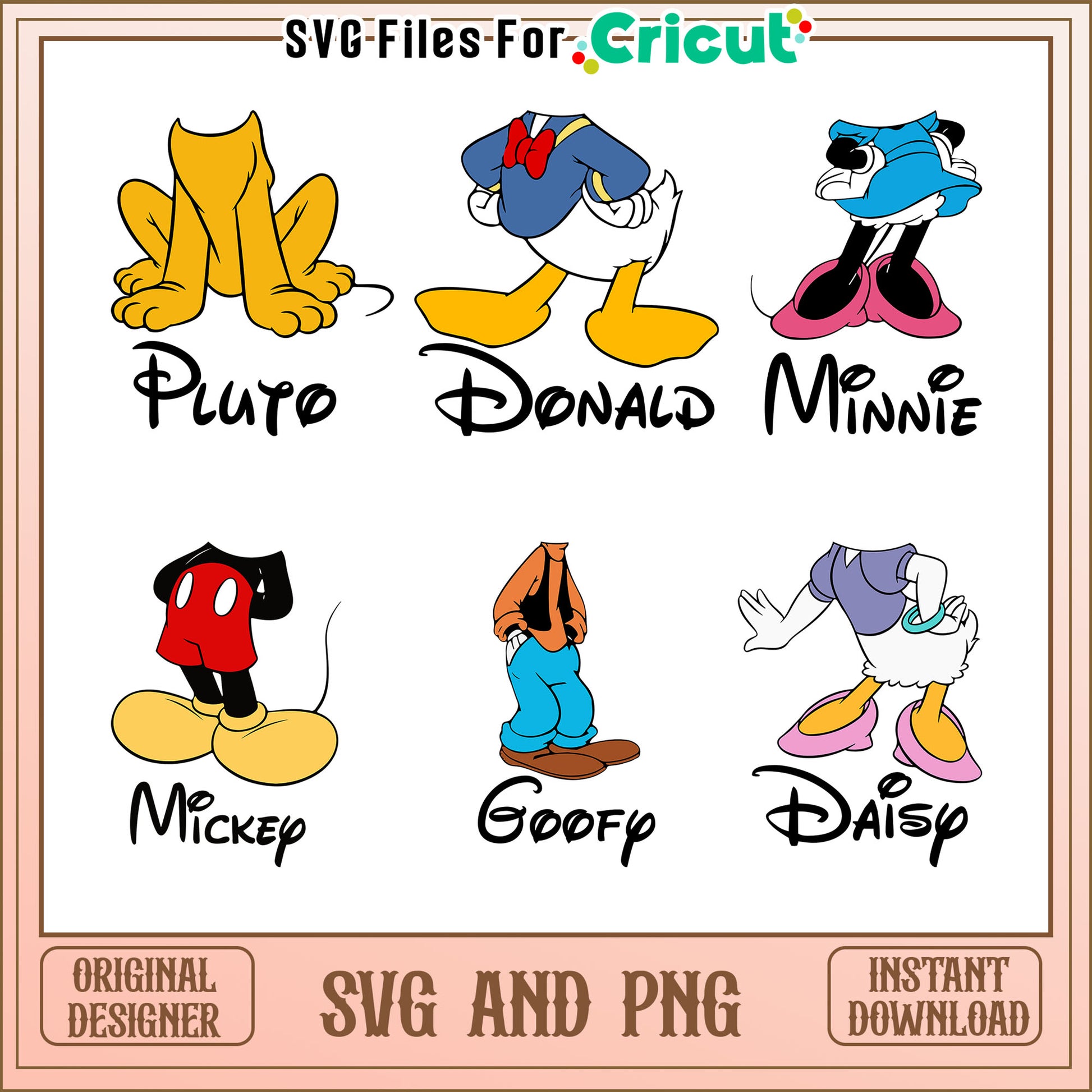 Mickey friends name bundle svg, mickey and friends​ svg, disney svg