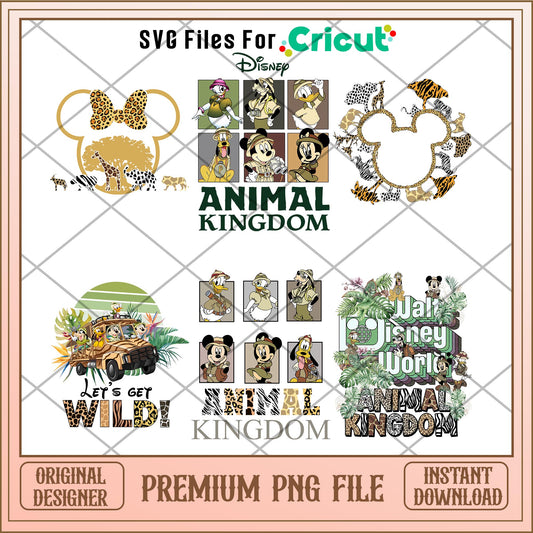 Disney Animal Kingdom Safari PNG Bundle