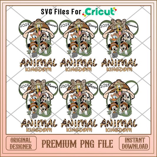 Disney Animal Kingdom Family PNG Bundle