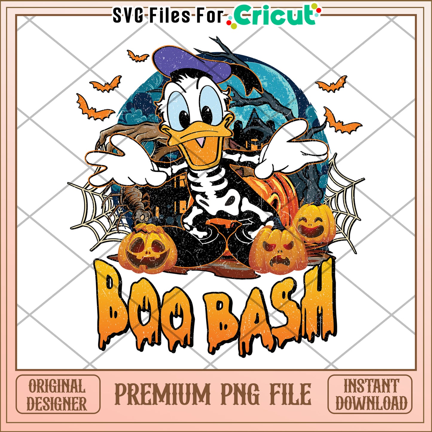 DOnald boo bash png, halloween events​ png,trick or treat png