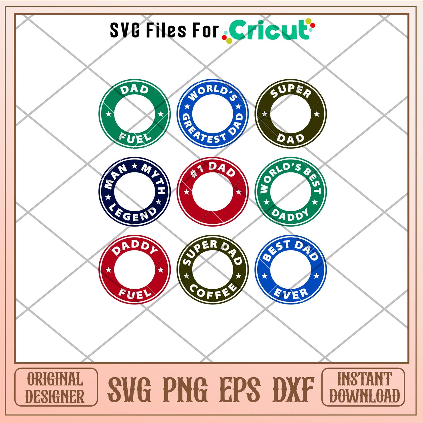 Dad Coffee Borders Bundle,Dad Coffee Borders Bundle Svg