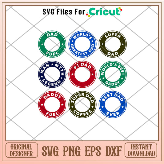 Dad Coffee Borders Bundle,Dad Coffee Borders Bundle Svg