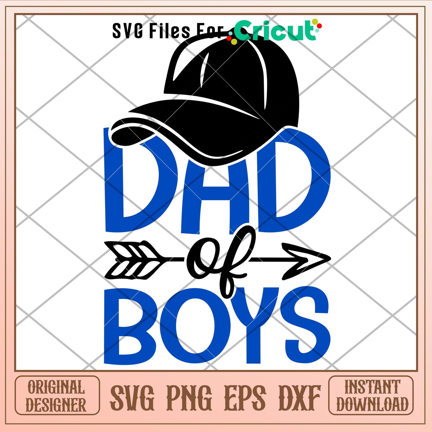 Dad Of Boys, Dad Of Boys Svg