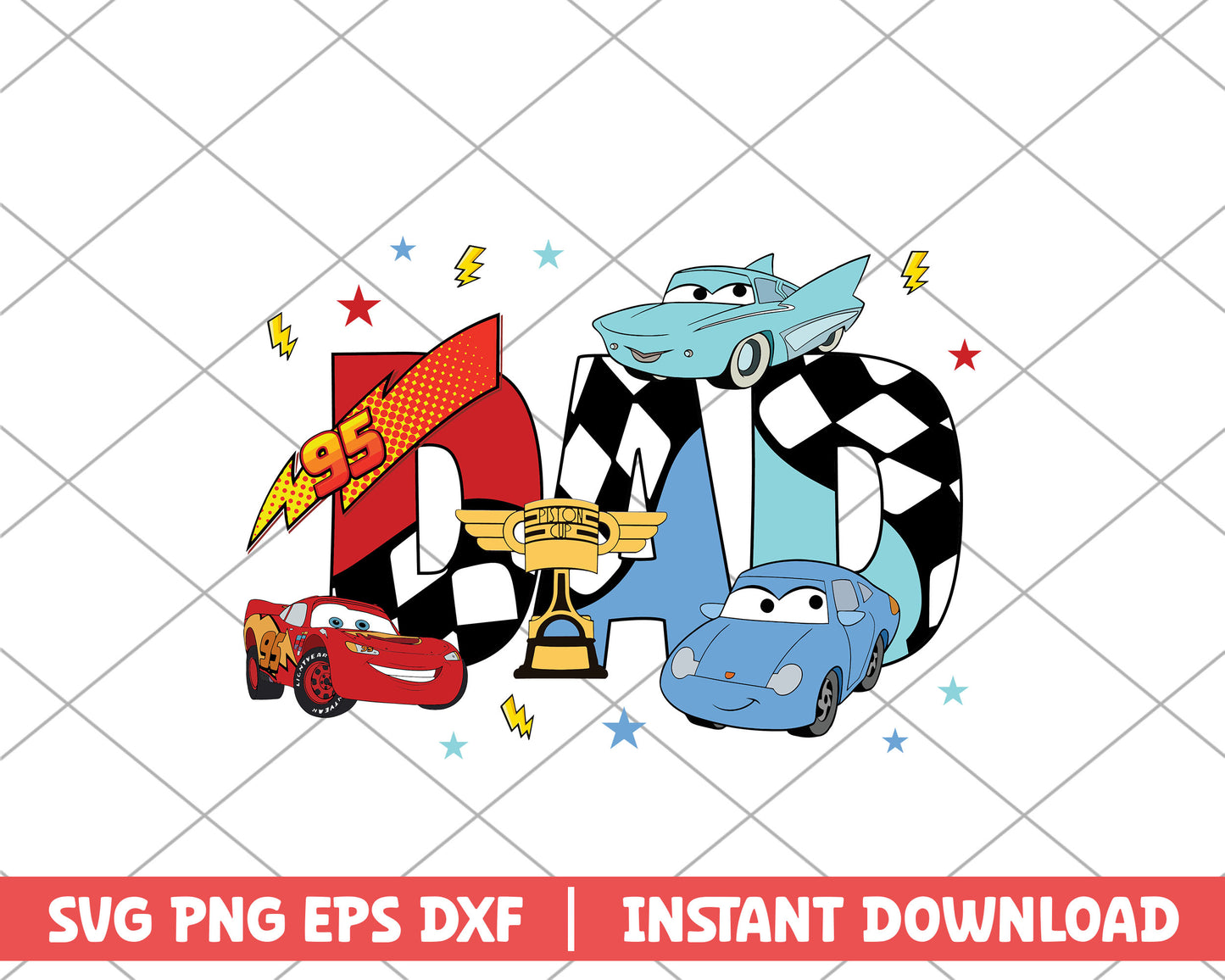 Dad disney cars disney svg