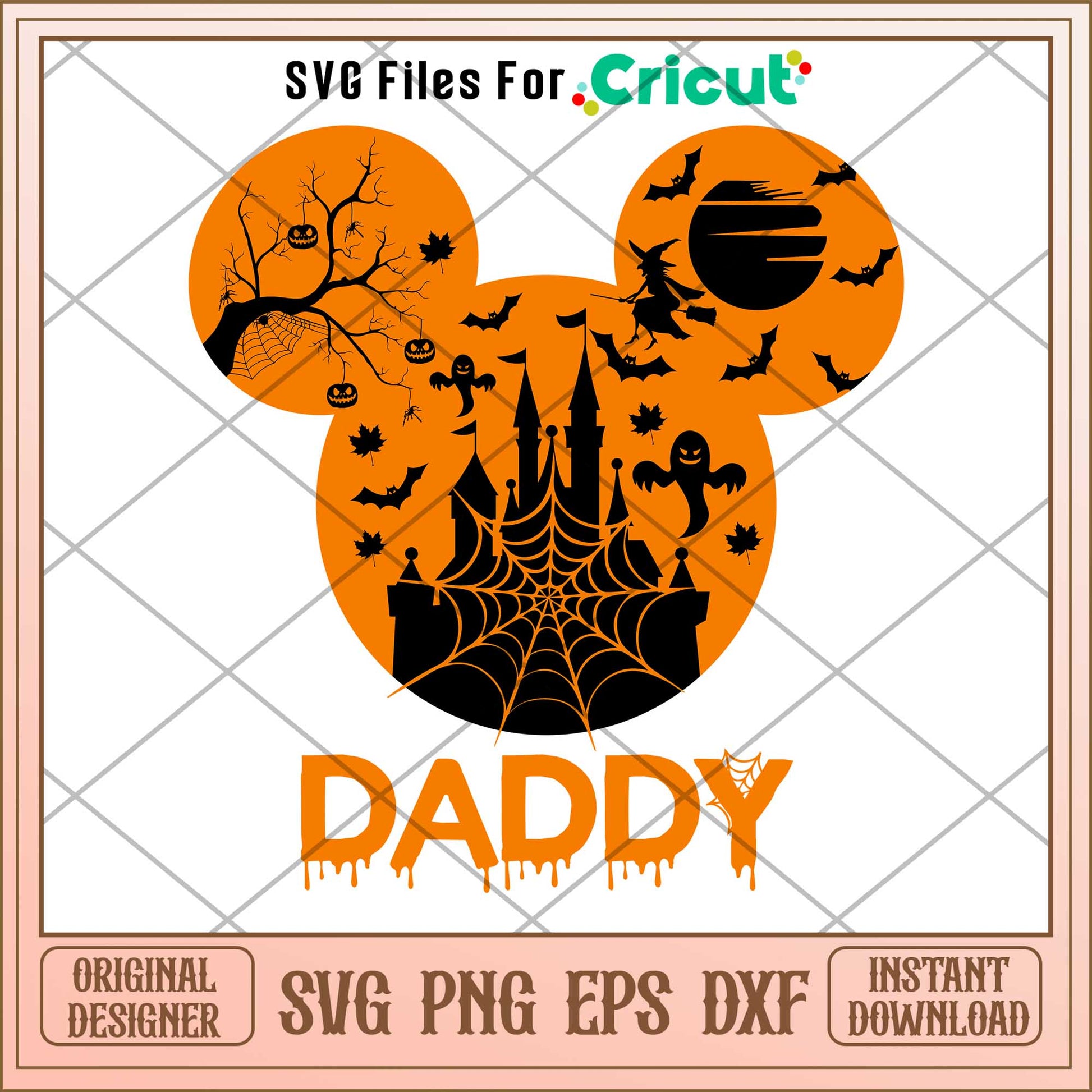 Daddy Mickey mouse halloween svg, Disney characters svg, Digital Download