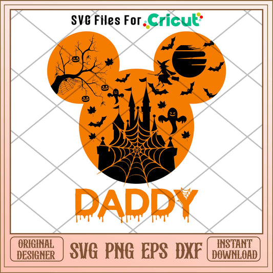 Daddy Mickey mouse halloween svg, Disney characters svg, Digital Download