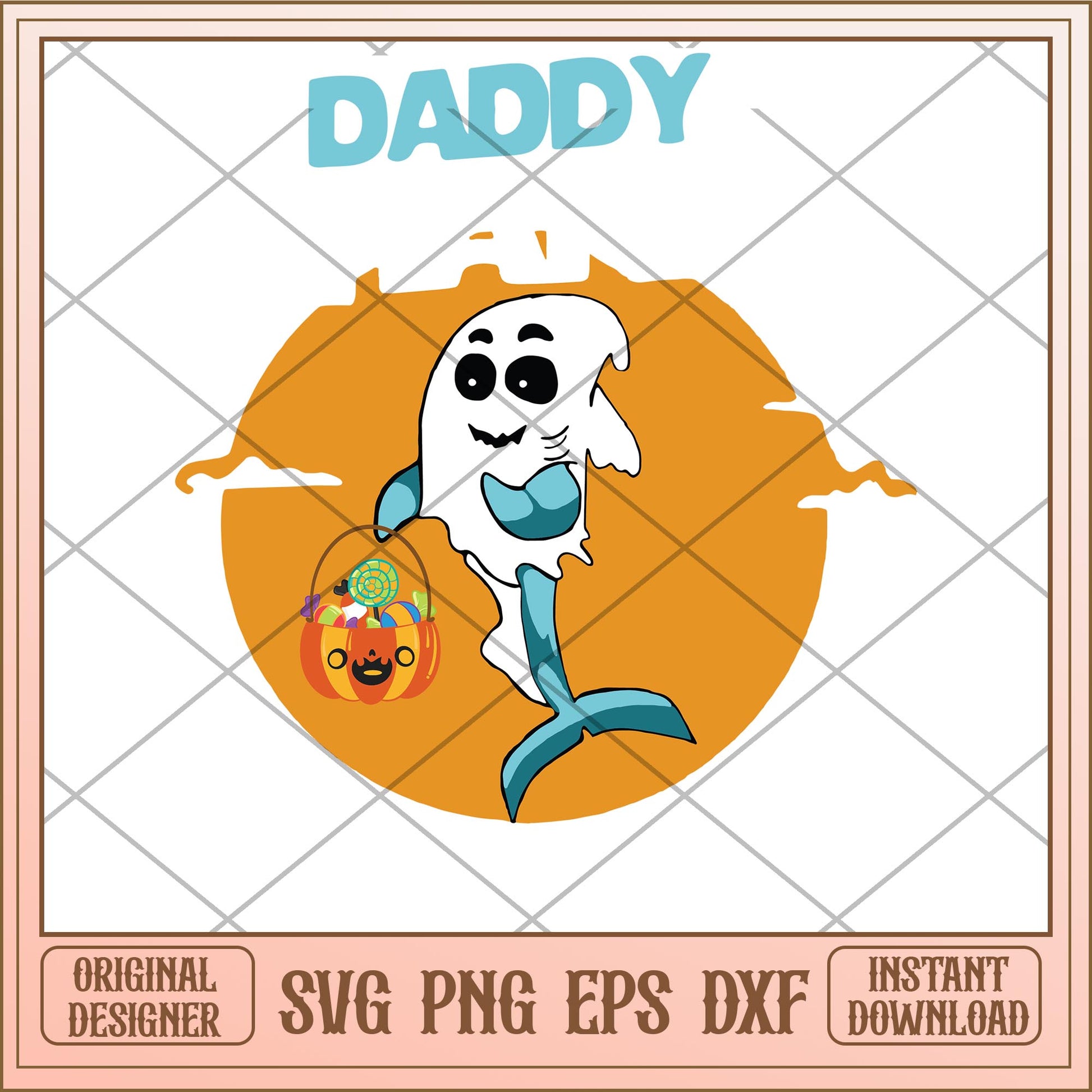 Daddy shark boo boo boo svg, halloween svg, digital download
