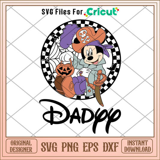 Daddy mickey mouse svg, Disney characters svg, Digital Download
