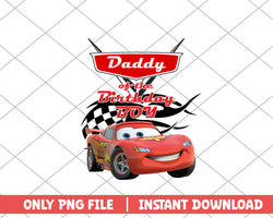 Daddy of the birthday boy cars disney png