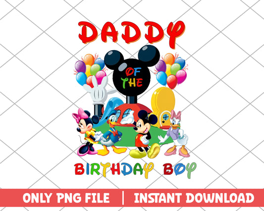 Daddy of the birthday boy disney png 