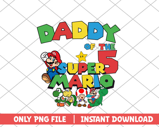 Daddy of the super mario disney png