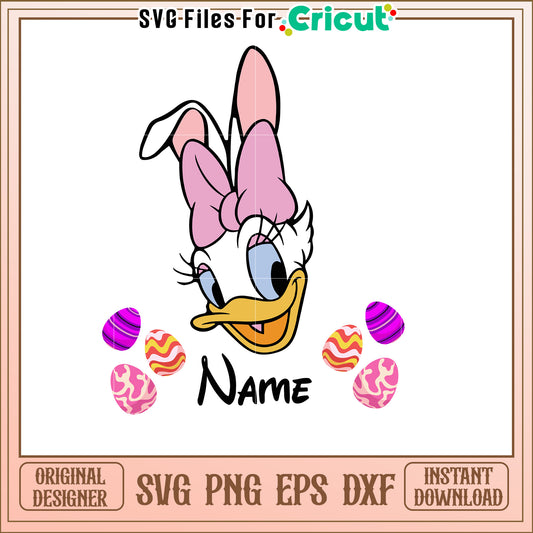 Daisy Duck Easter SVG