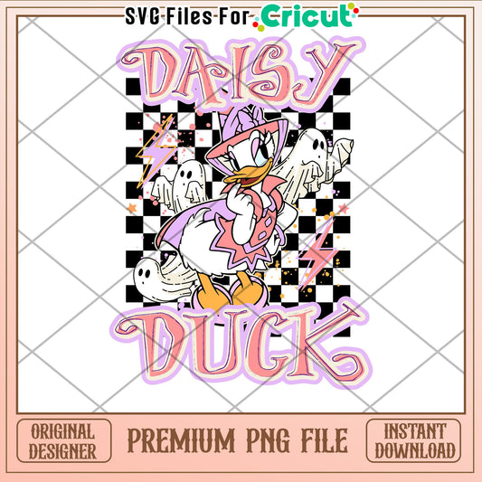Daisy Duck PNG Halloween Costume Design