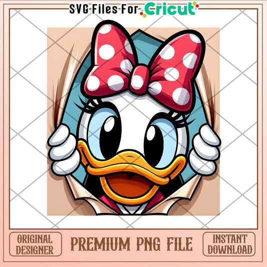 Daisy Duck PNG Premium Cricut File