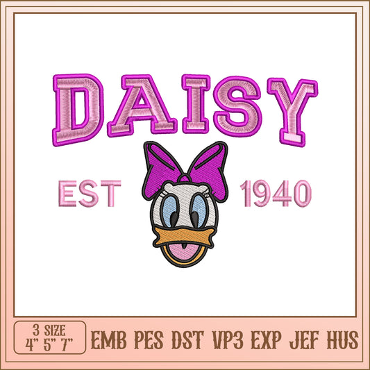 Daisy Embroidery Design 1940