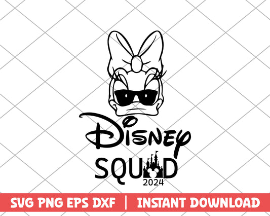 Daisy disney squad 2024 disney svg