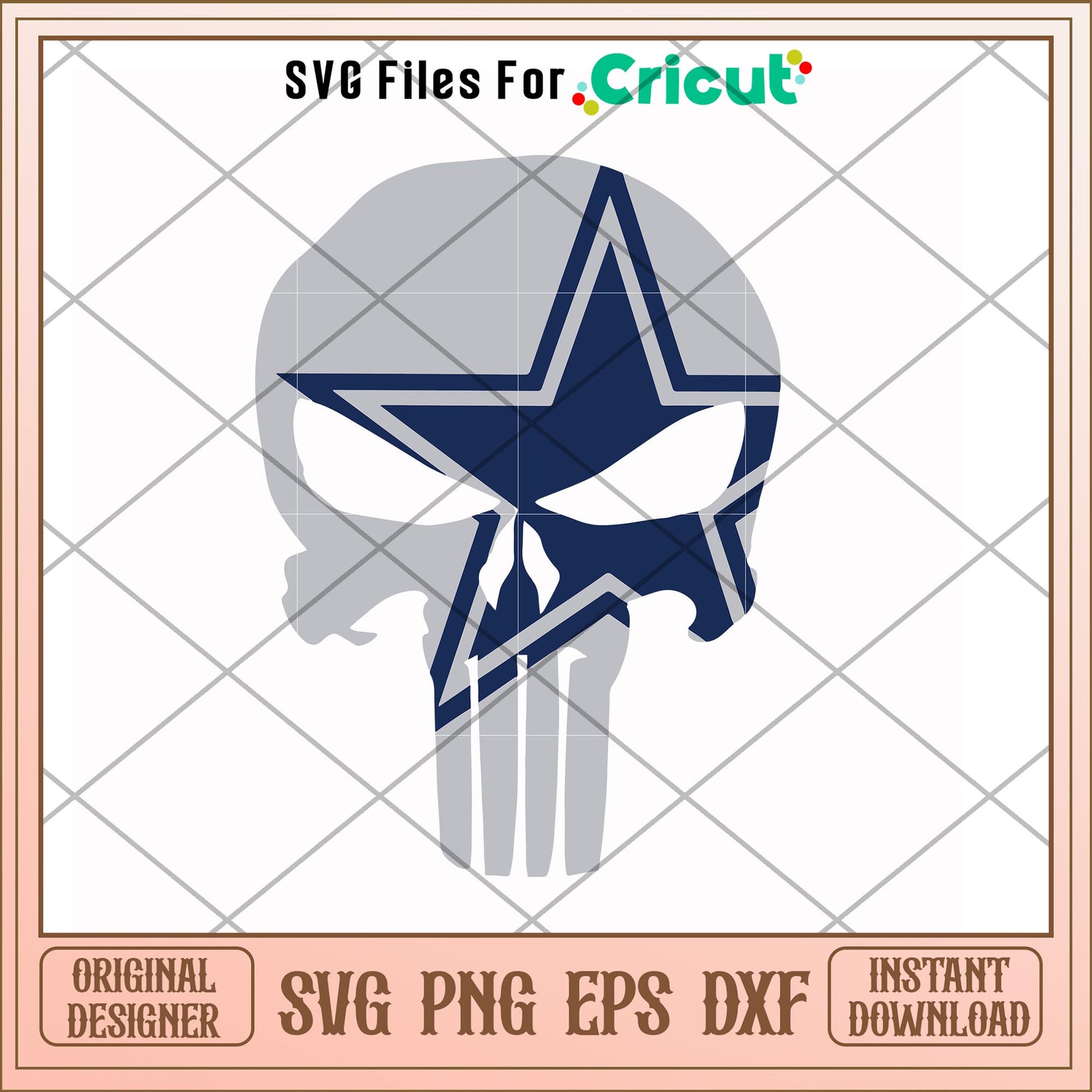 Dalals Cowboys skull svg, Dalals Cowboys svg, new nfl svg
