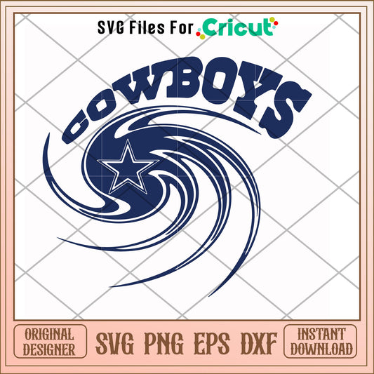 Dalals Cowboys storm svg, Dalals Cowboys svg, new nfl svg