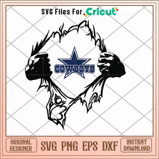 Dalals Cowboys superhero svg, Dalals Cowboys svg, new nfl svg