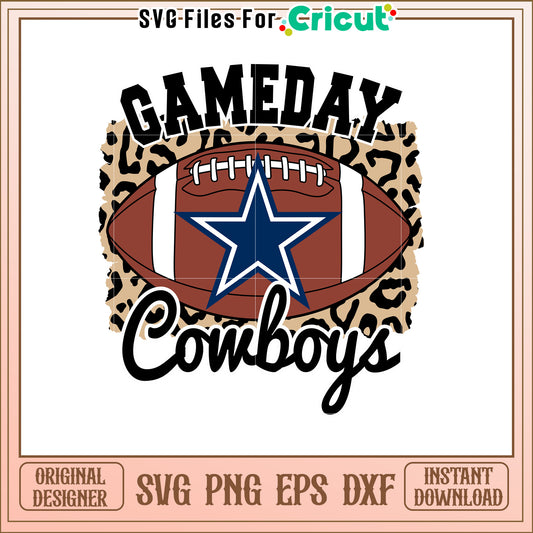 Dallas Cowboys Game Day SVG