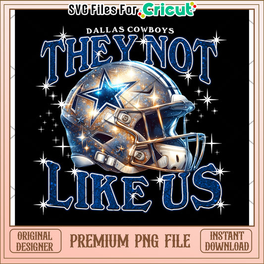 Dallas Cowboys PNG Design for Cricut, Unique Printable Art Download