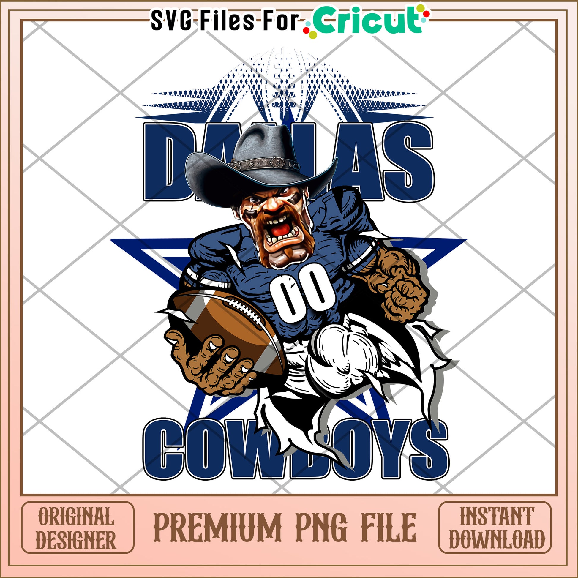 Dallas Cowboys PNG Graphic Design, perfect for Cricut projects