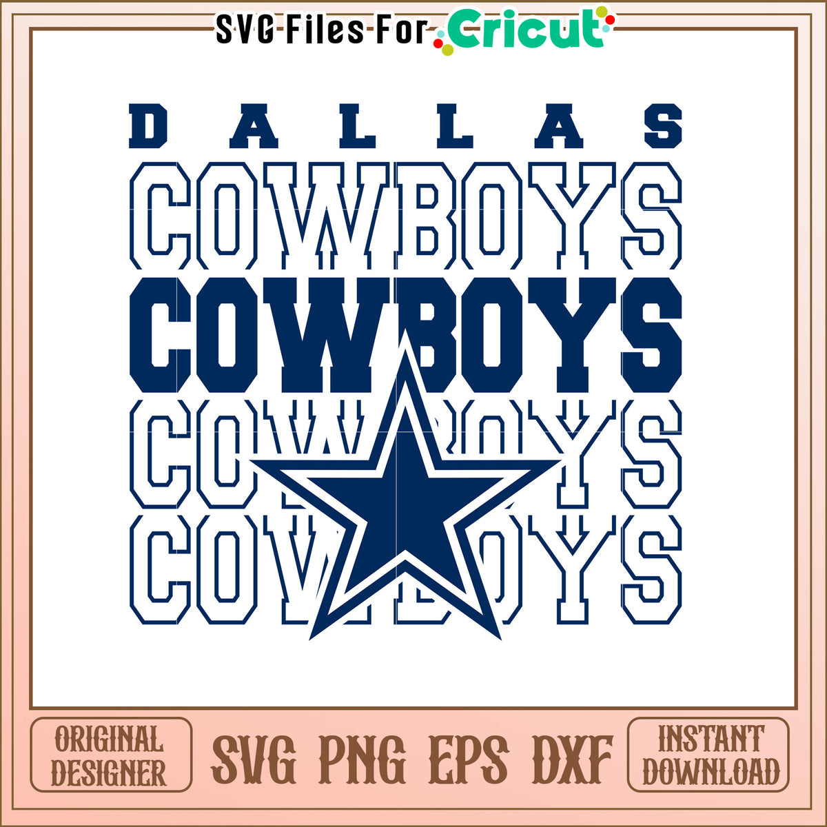 Dallas Cowboys SVG Design – svg files for cricut