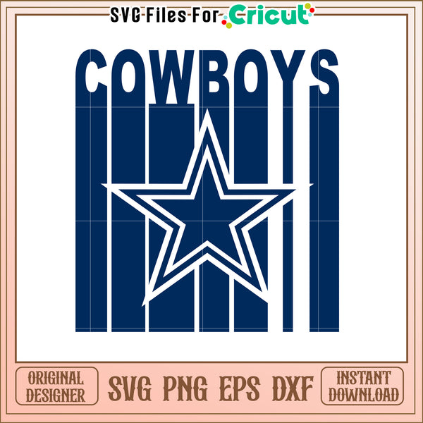Dallas Cowboys SVG Design for Fans and Crafters – svg files for cricut