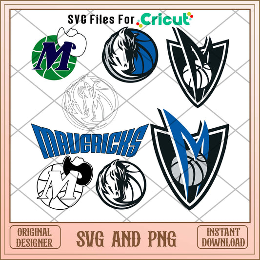 Dallas Mavericks svg, Dallas Mavericks svg bundle, NBA svg