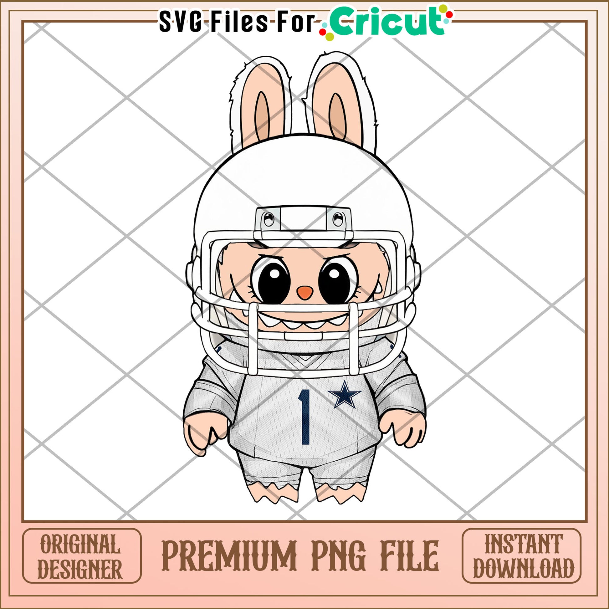 Dallas cowboys png, nfl labubu png, super bowl png