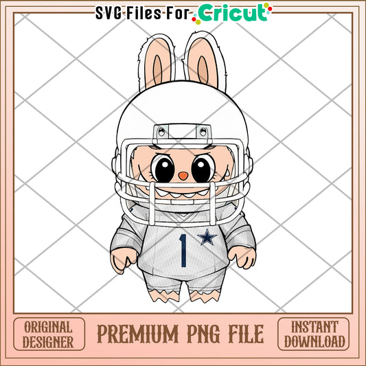 Dallas cowboys png, nfl labubu png, super bowl png